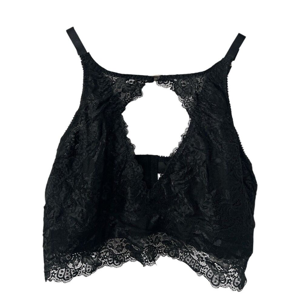 Real Lingerie For Every Body Black Lace Bralette 3X
